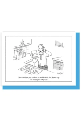 New Yorker - Greeting Card - Nit-picking