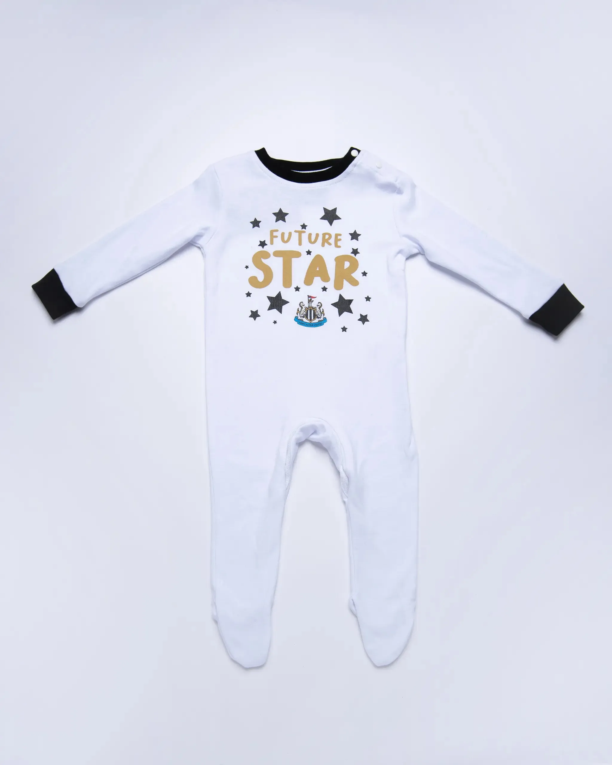 Newcastle United White Single Sleep Suit