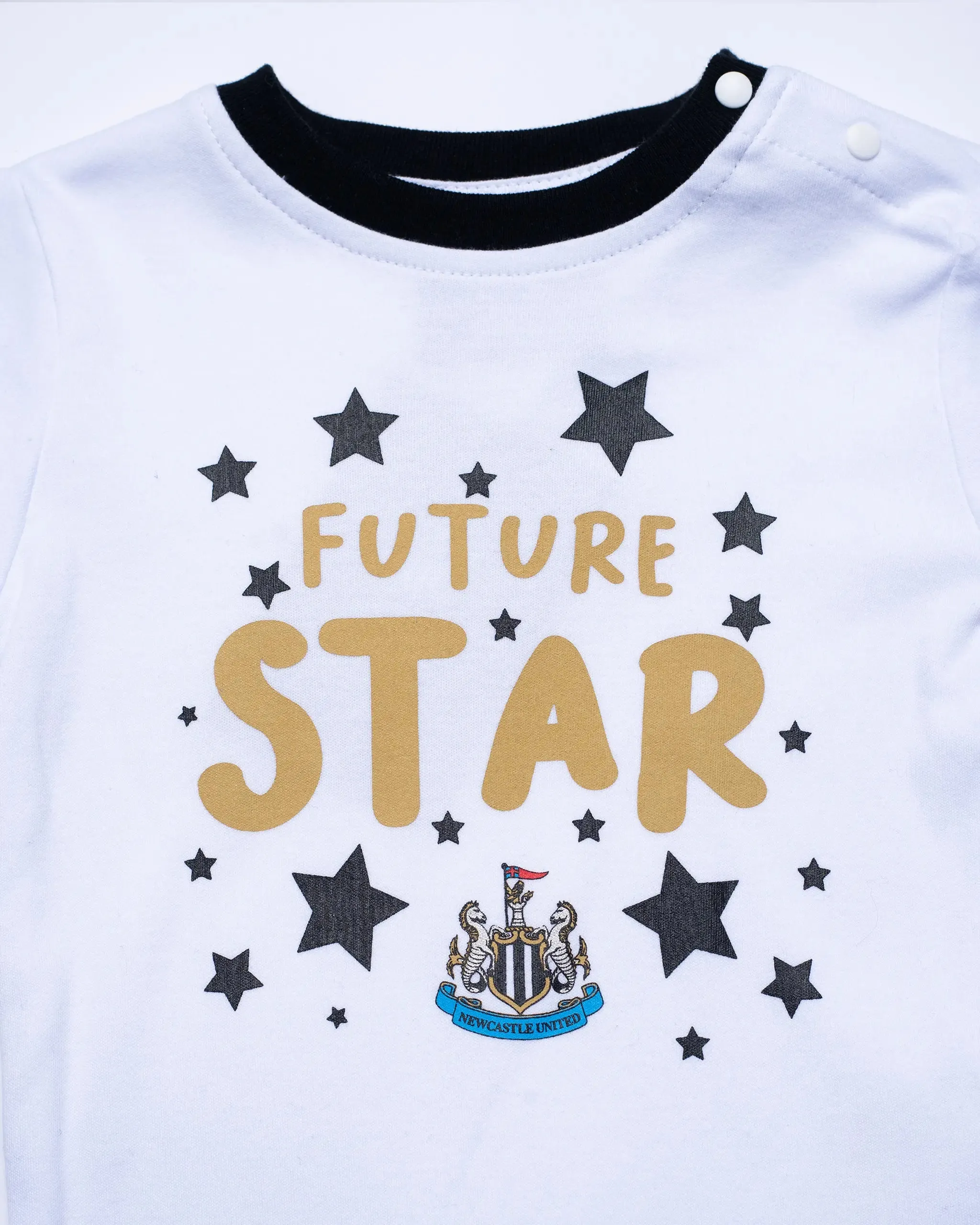 Newcastle United White Single Sleep Suit