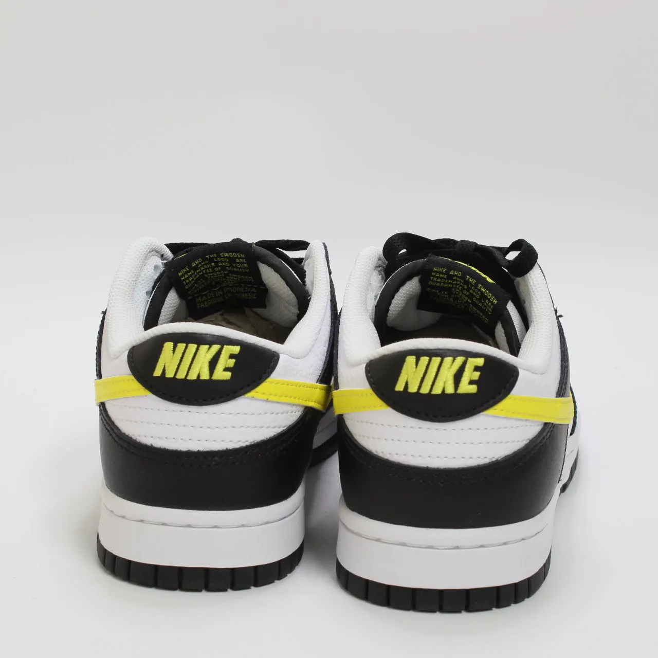 Nike Dunk Low Black Opti Yellow White Trainers