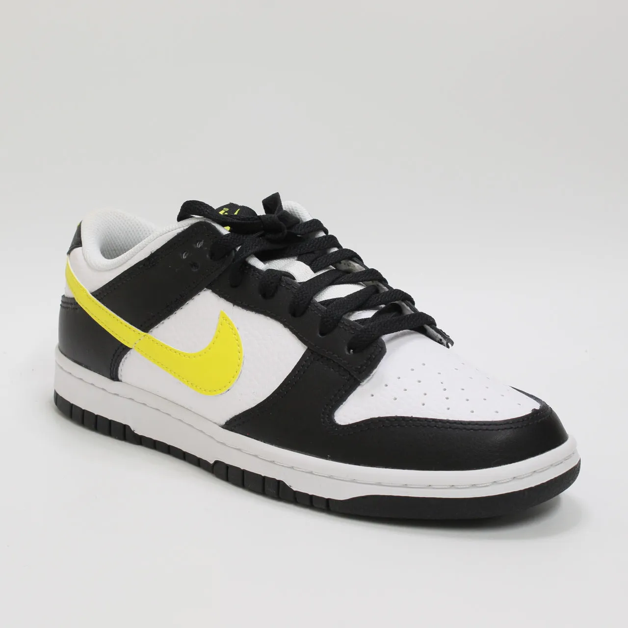 Nike Dunk Low Black Opti Yellow White Trainers