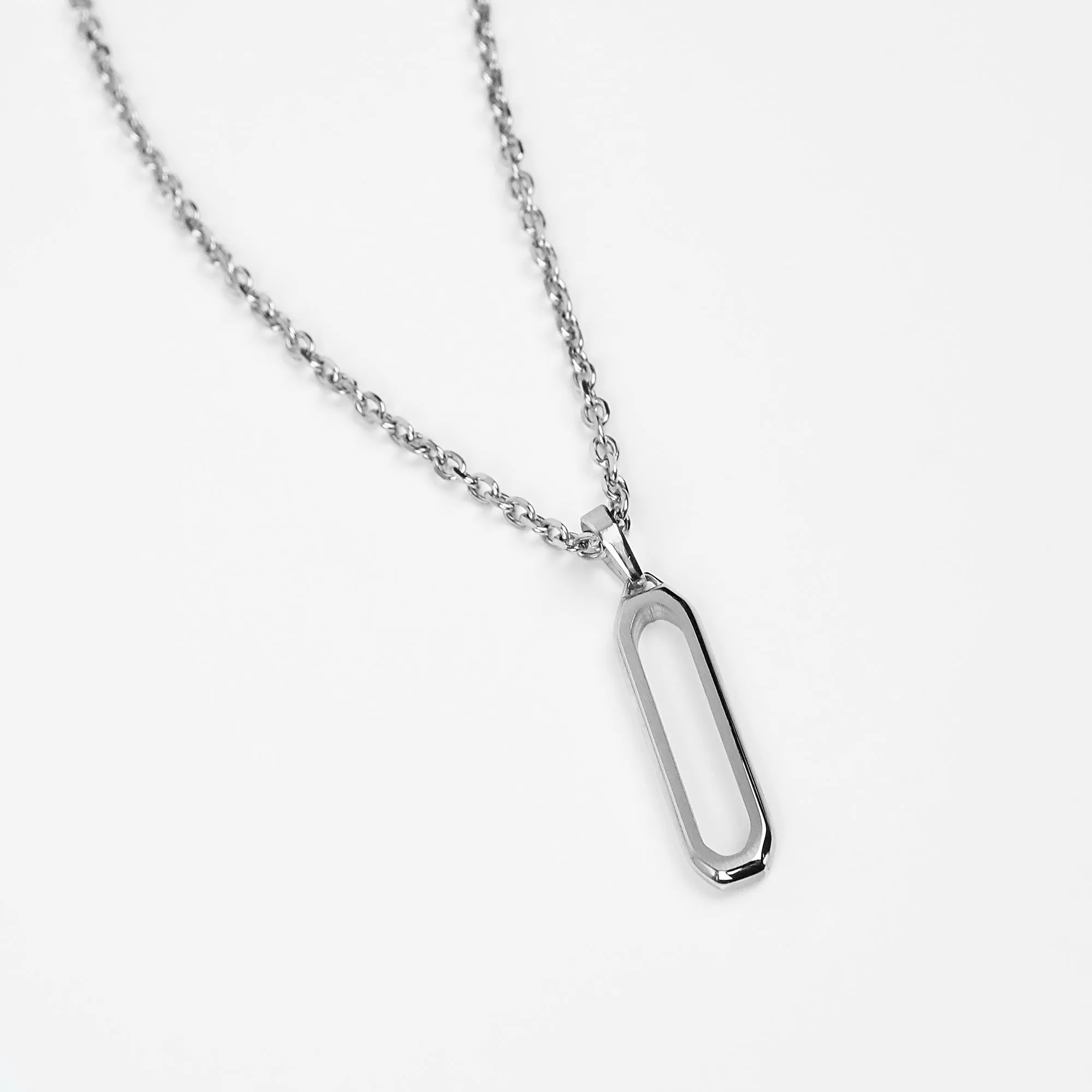 Nomad Bar Necklace - Silver