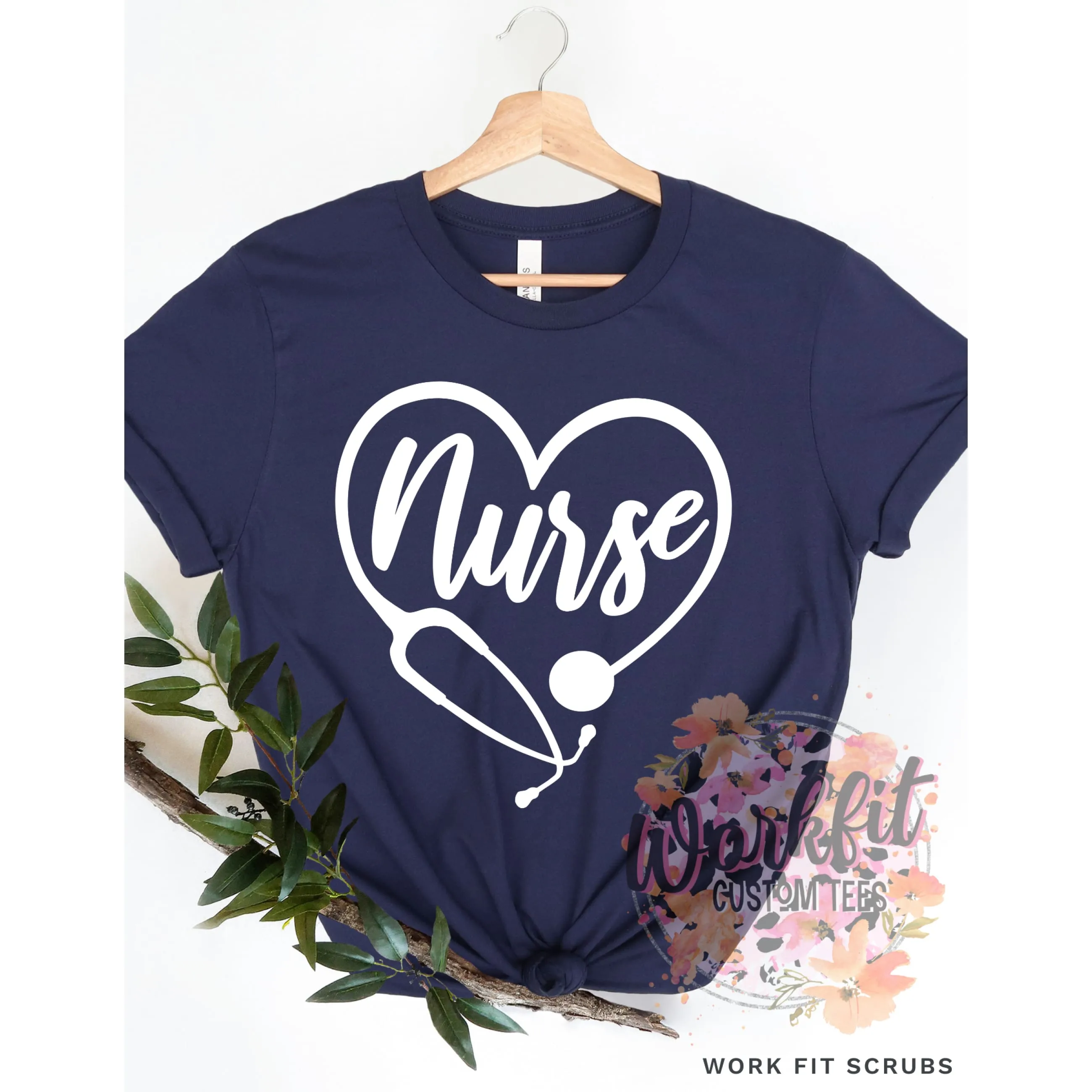 Nurse - Heart NURSE tee