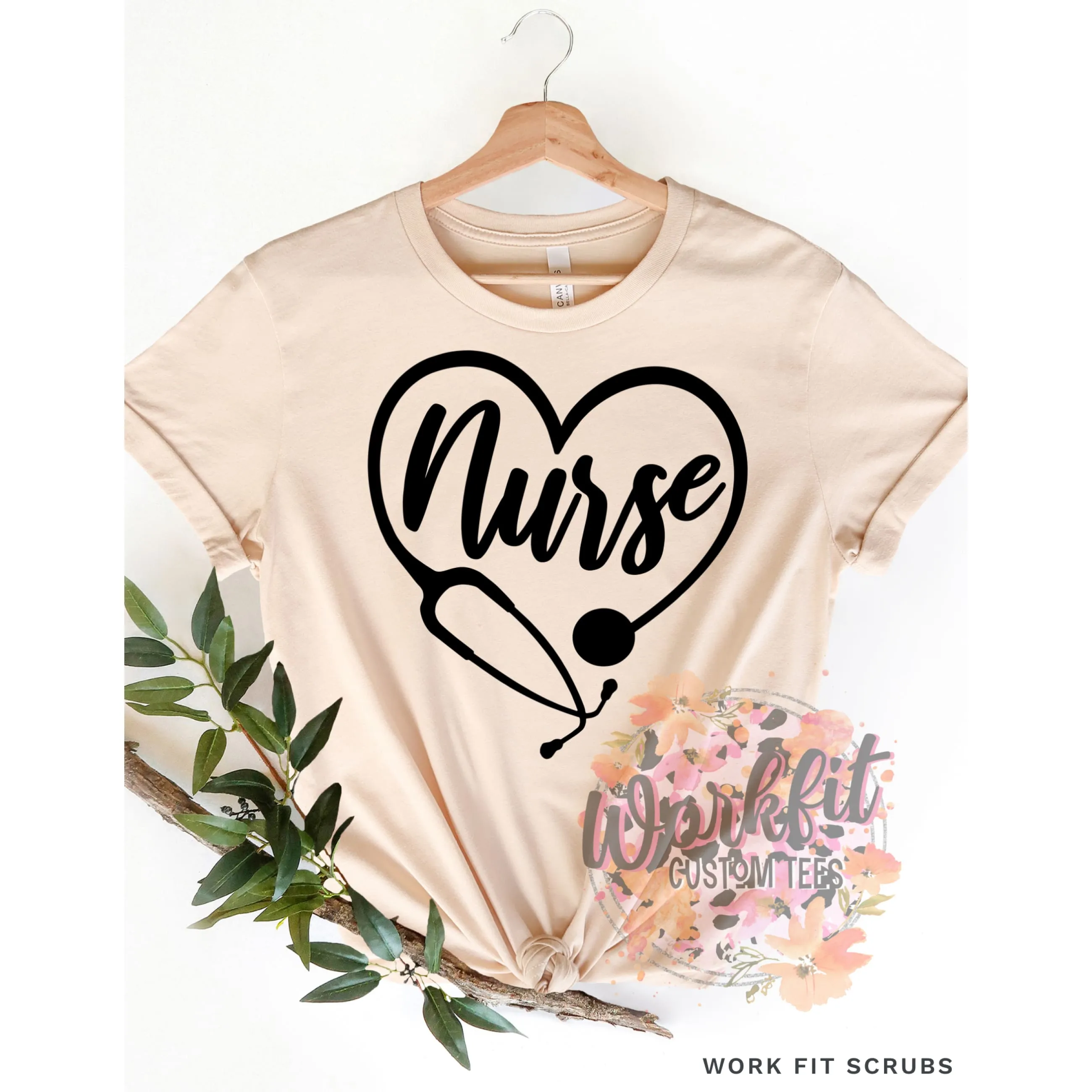 Nurse - Heart NURSE tee