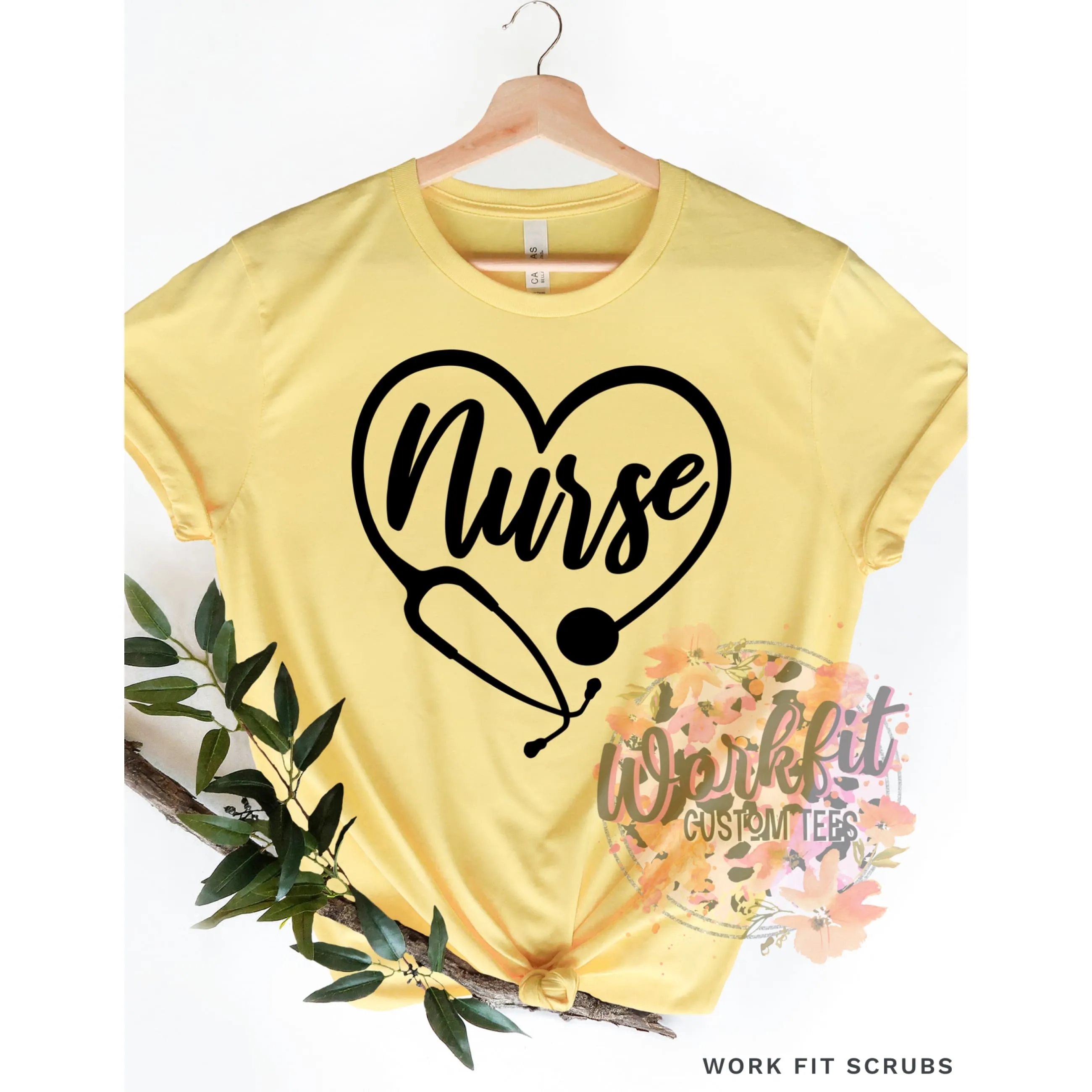 Nurse - Heart NURSE tee