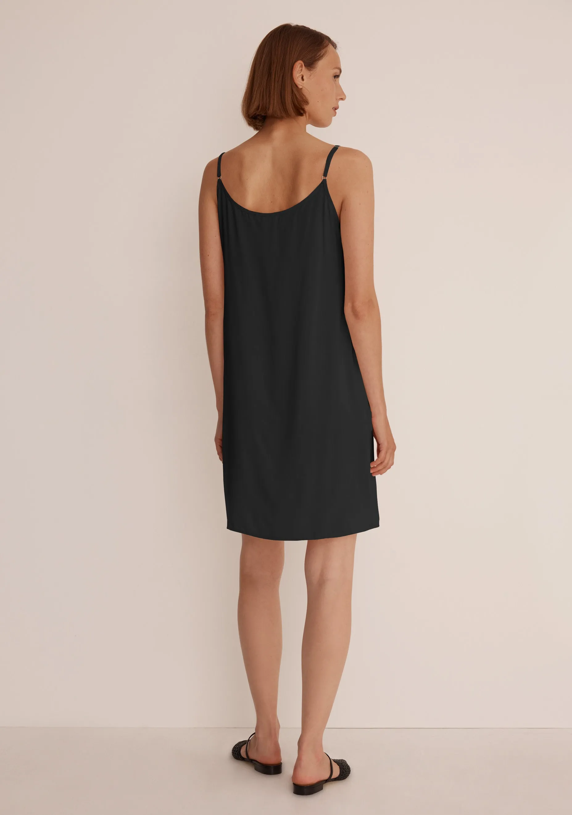 Oden Slip Dress_Black