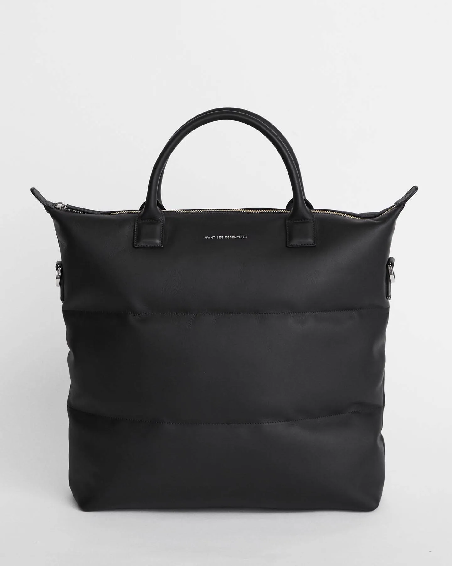 O'Hare Leather Puffer Tote