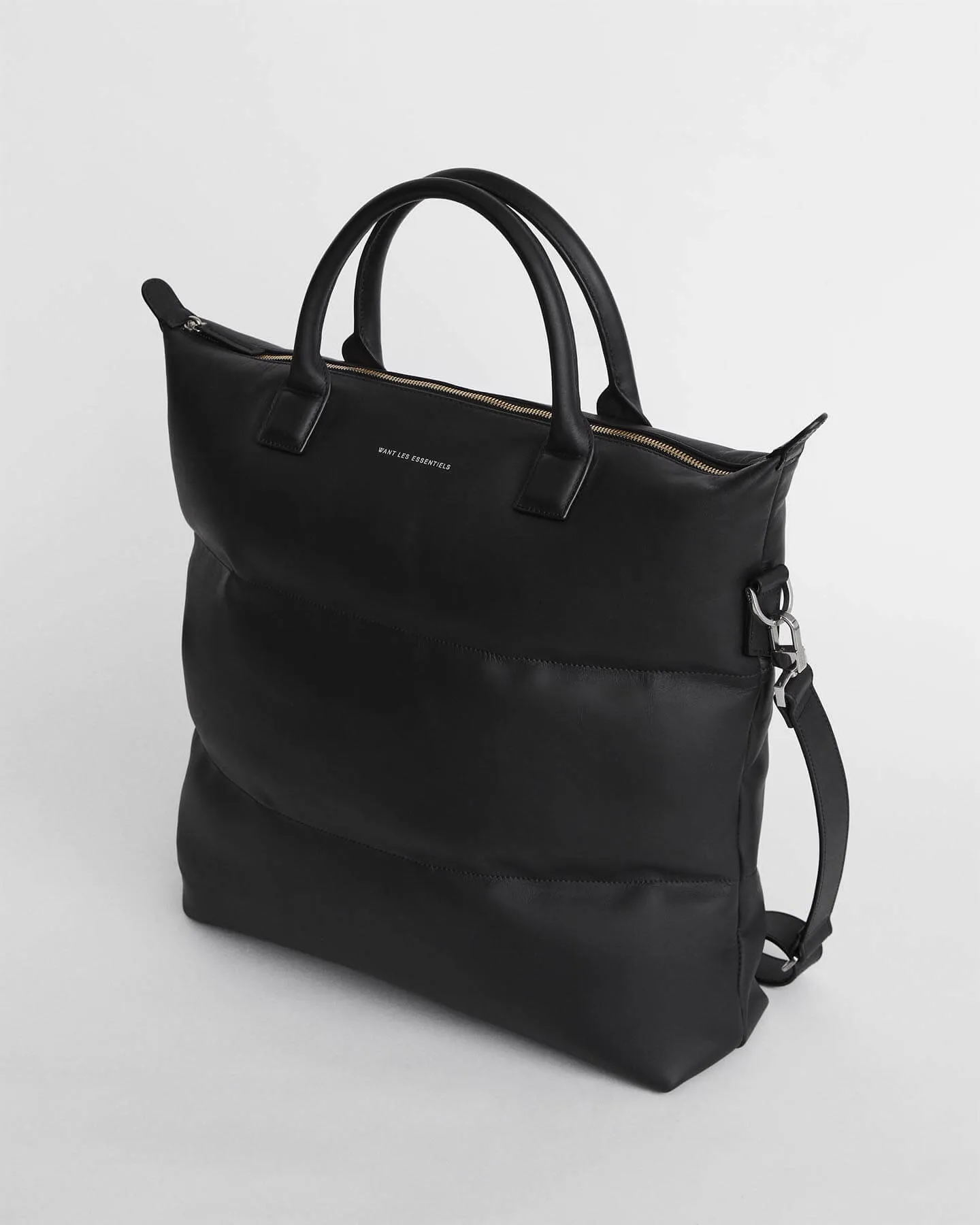 O'Hare Leather Puffer Tote