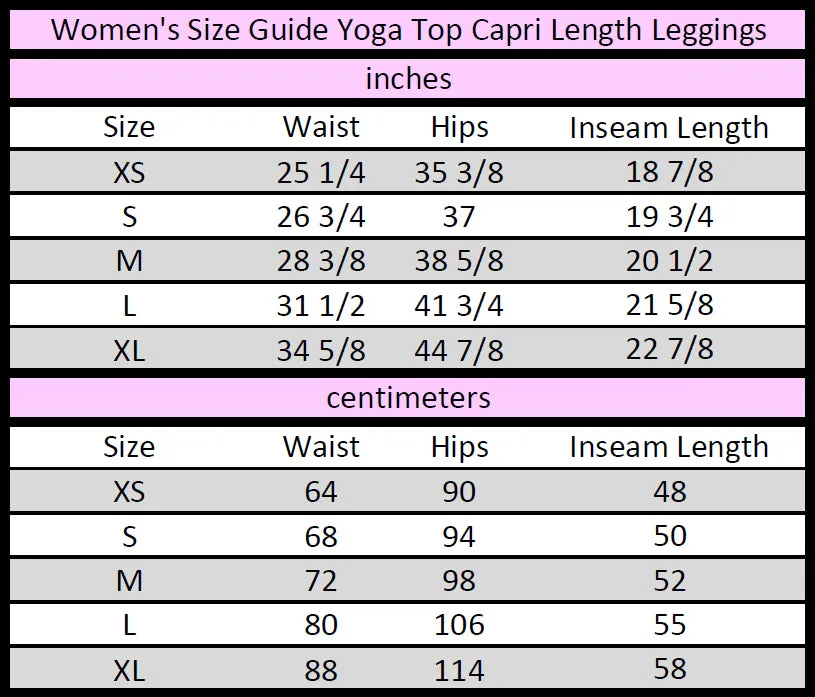 Our best viral yoga capri leggings with woman power - Blue Gray Color with Black Letters