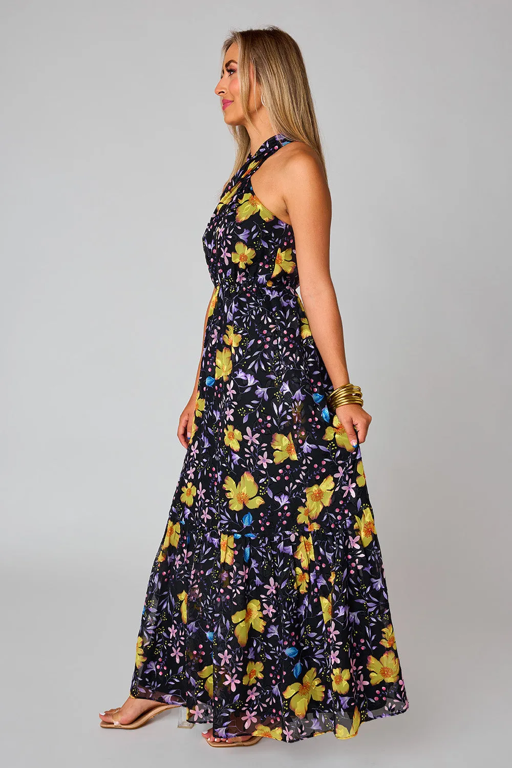 Pepper High Neck Maxi Dress - Enchanted