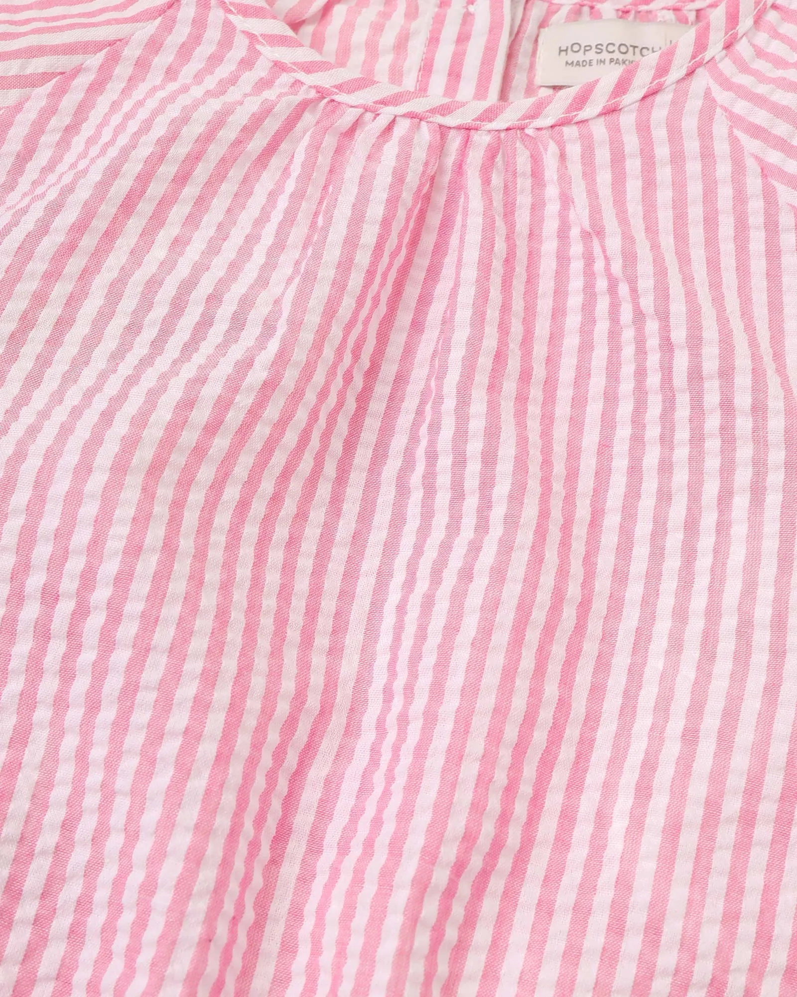 Pink & White Striped Top