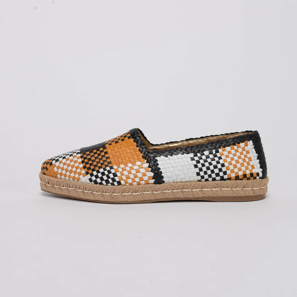 Prada Multi-Colour Woven Leather Espadrilles 40