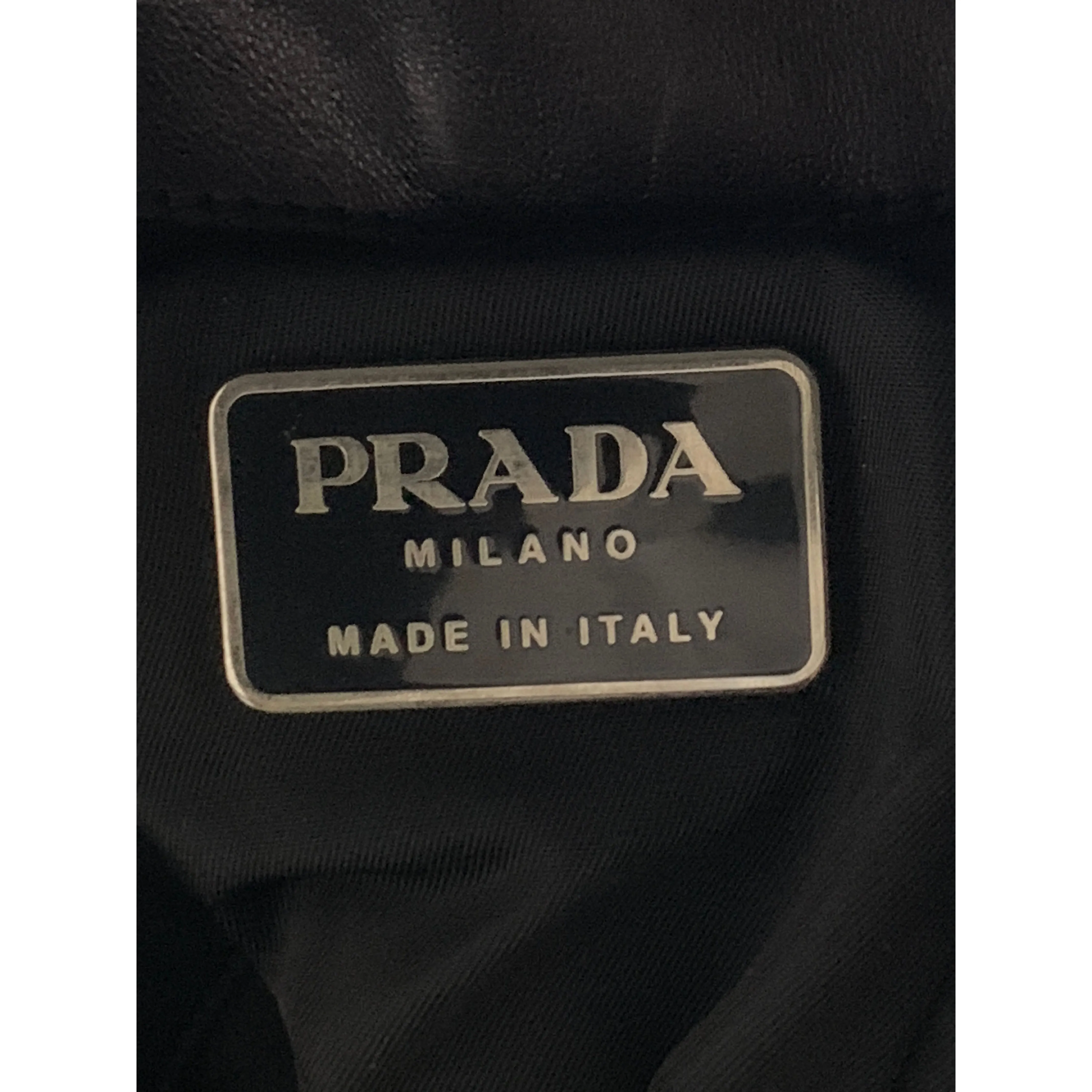 #PRADA/Tote Bag/BLK/Nylon/Plain