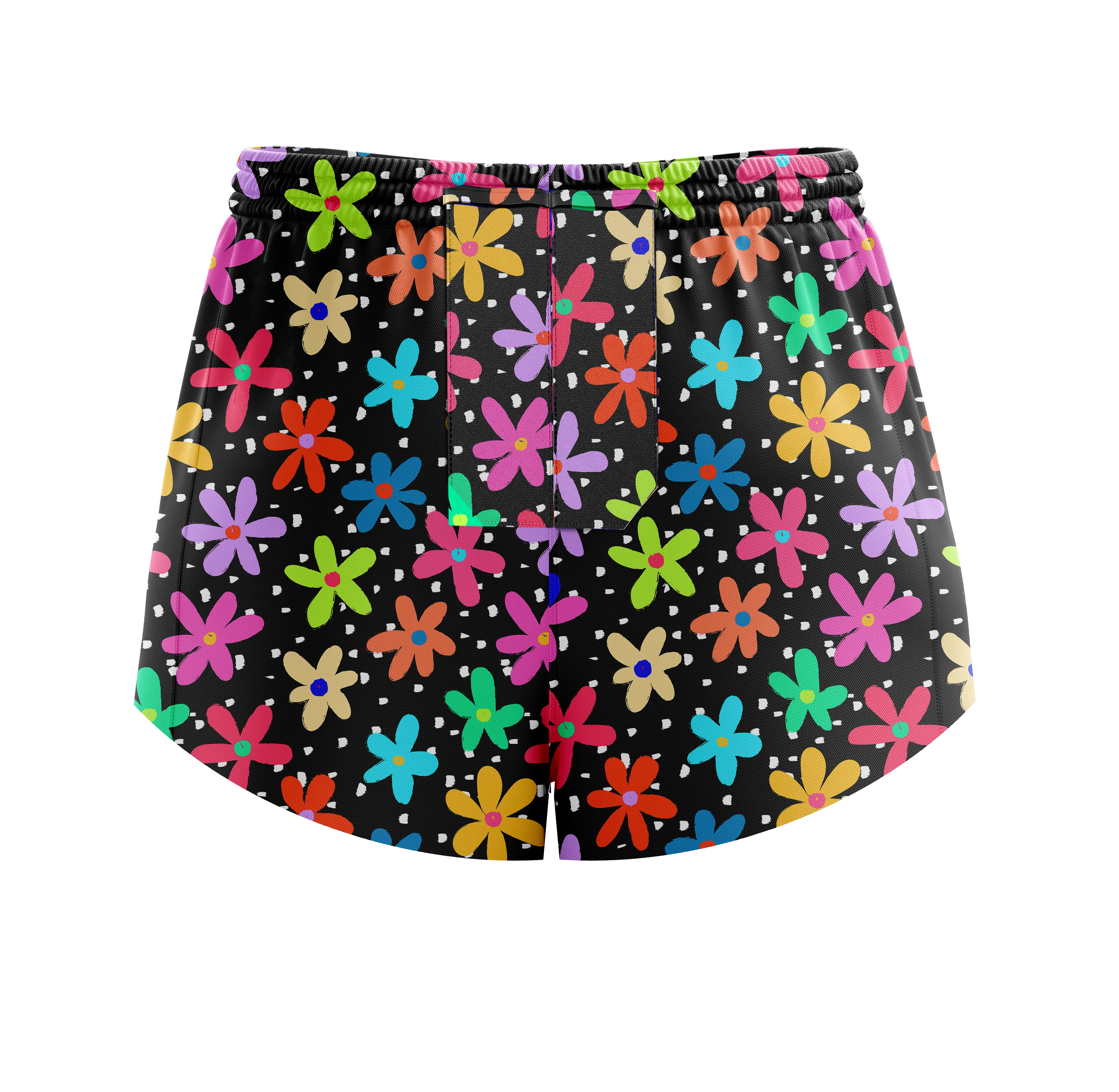 ''Pretty petal'' racer shorts