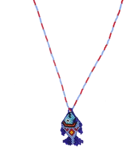 Pájara Pinta Blue Totem Fish Necklace