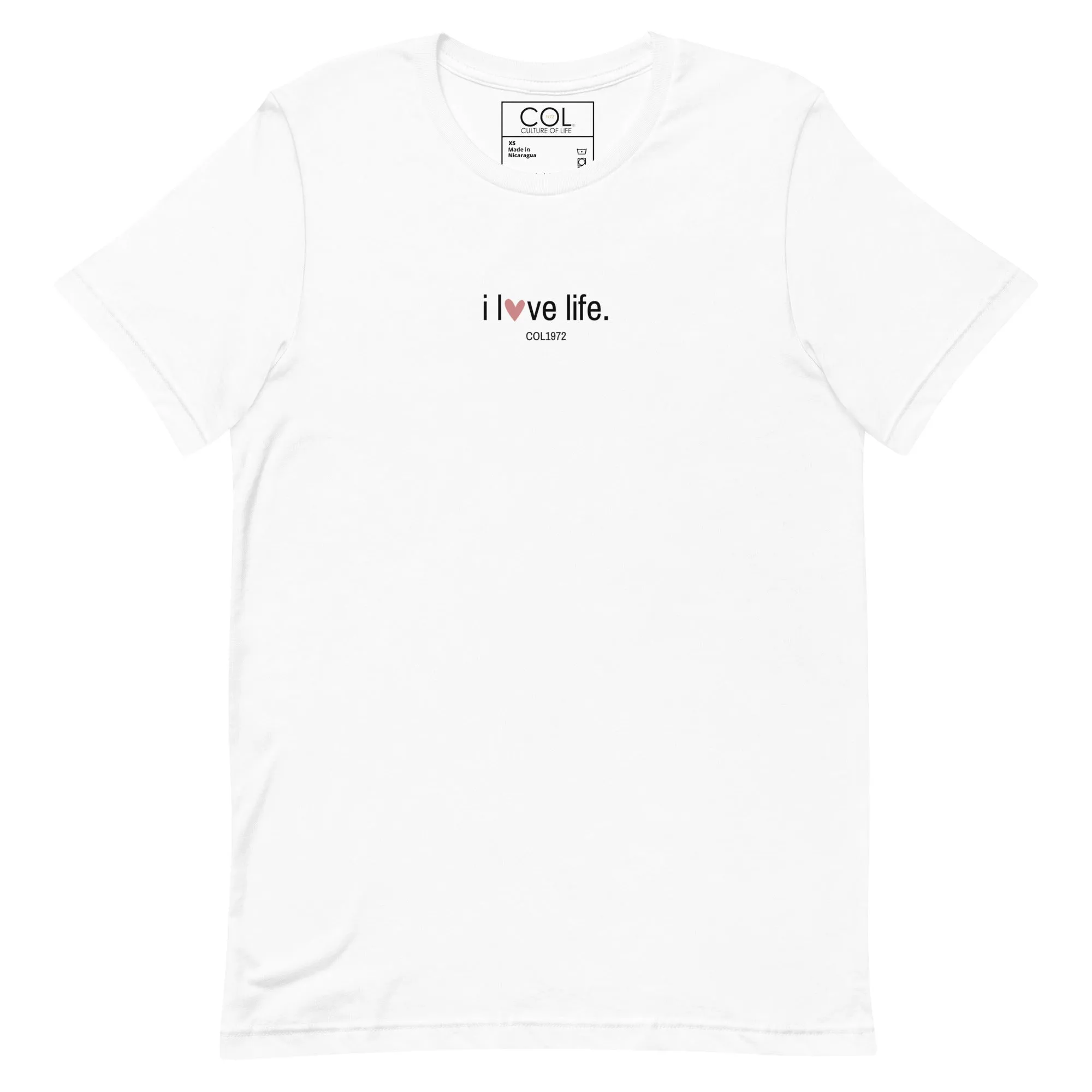 "i love life" Heart Tee