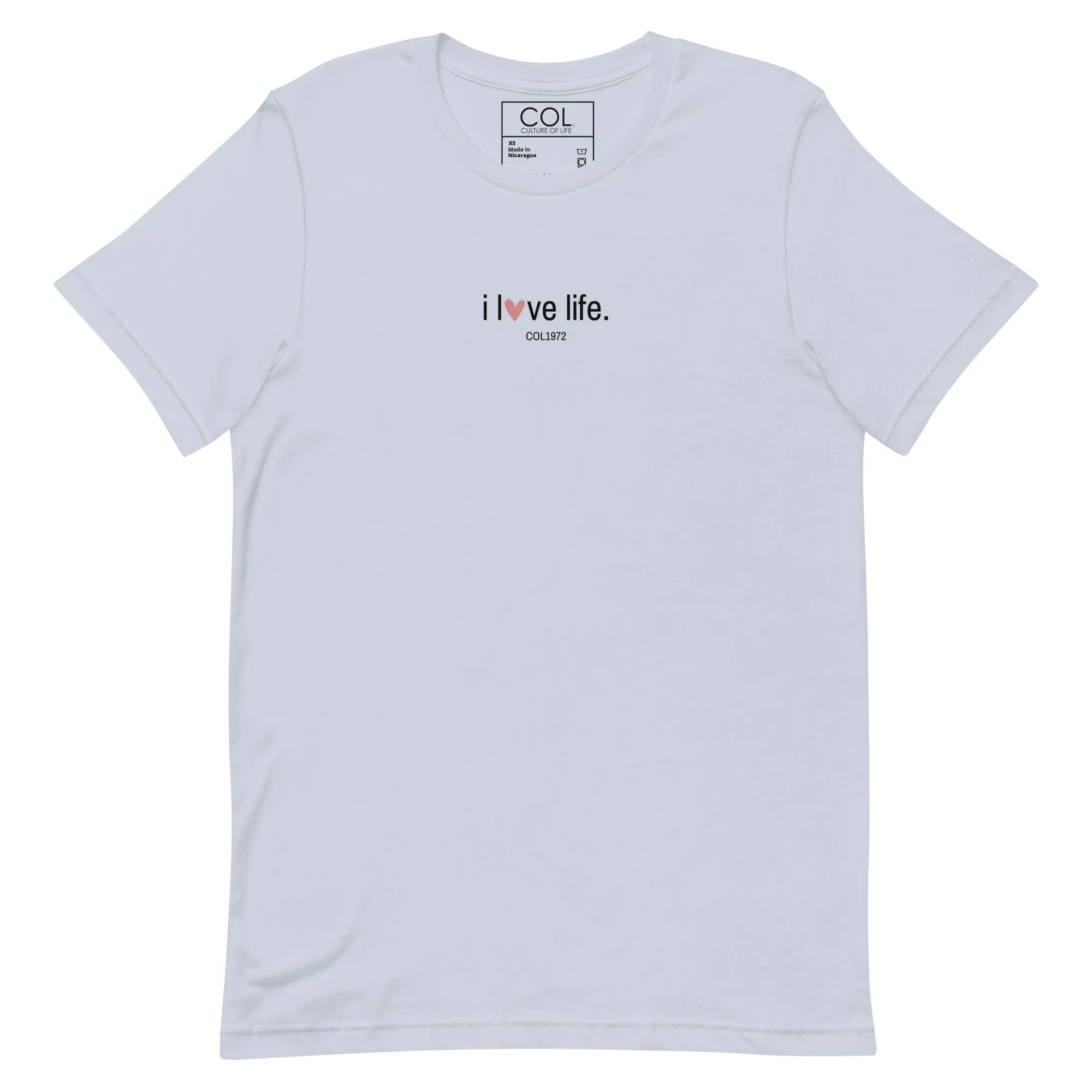 "i love life" Heart Tee