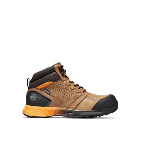 Reaxion Composite-Toe Waterproof Work Boot Brown/Orange