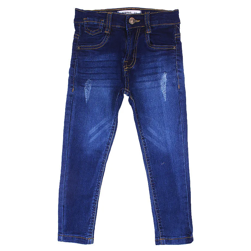 REDTAG Boy's Darkwash Jeans