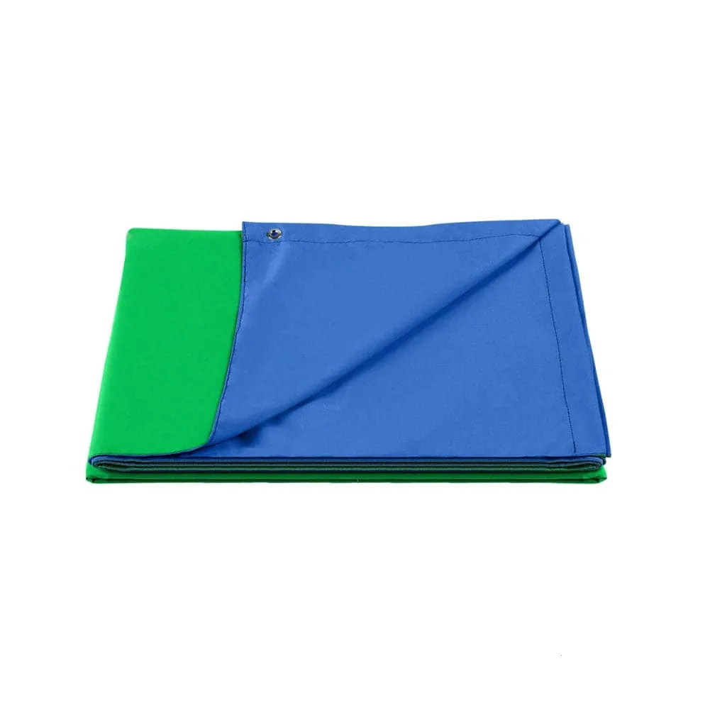 Reversible Chromakey Green/Blue Screen Streaming Curtain Backdrop (1.5m x2m)