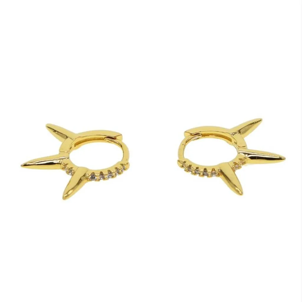 Rocka Gold Hoop Earrings