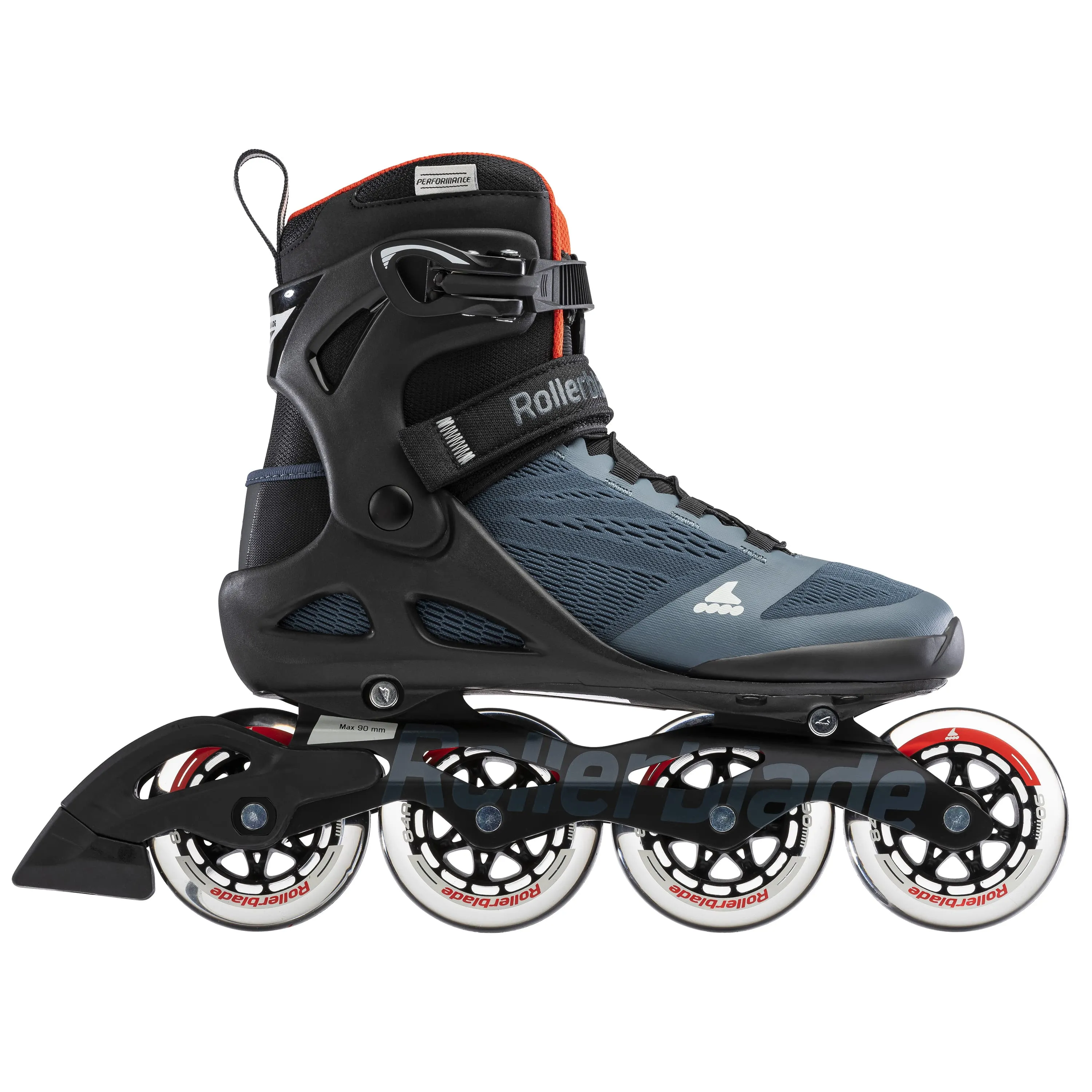 Rollerblade Macroblade 90 - Orion Blue/Spicy Orange