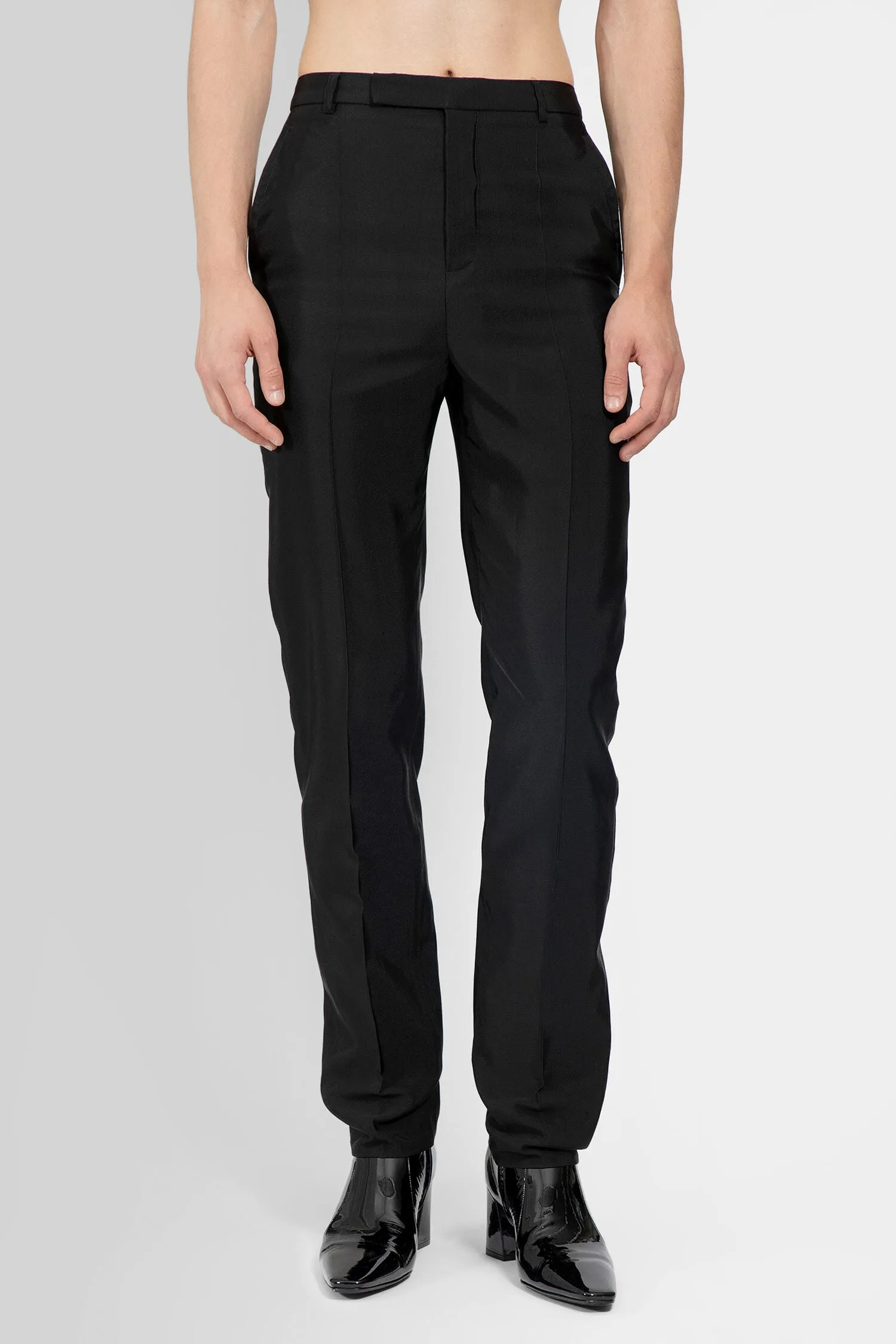 SAINT LAURENT MAN BLACK TROUSERS