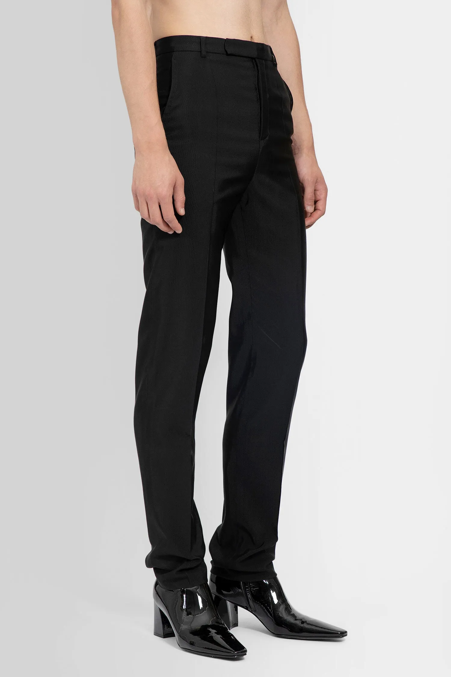 SAINT LAURENT MAN BLACK TROUSERS