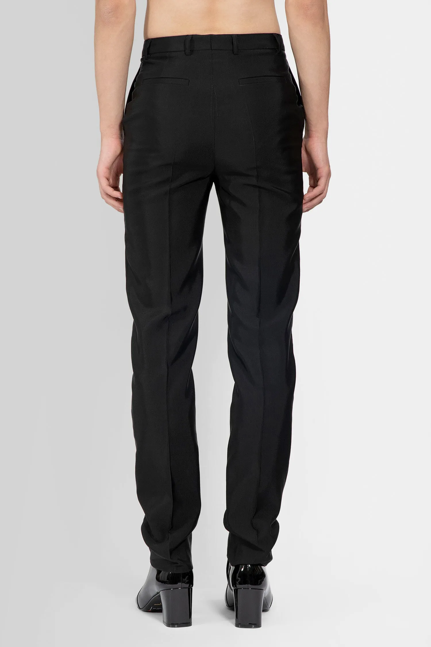 SAINT LAURENT MAN BLACK TROUSERS