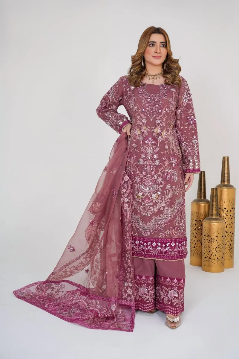 Sajni Embellished Organza Pakistani Wedding Wear SAJ04