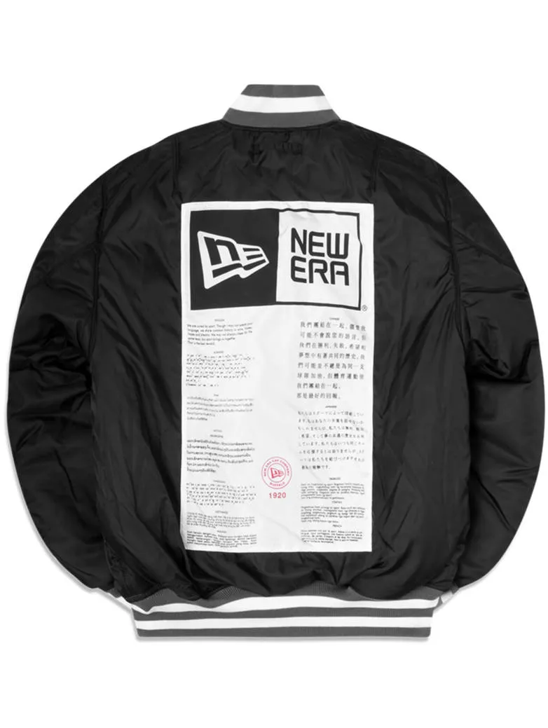 SEATTLE SEAHAWKS X ALPHA X NEW ERA MA-1 BOMBER JACKET