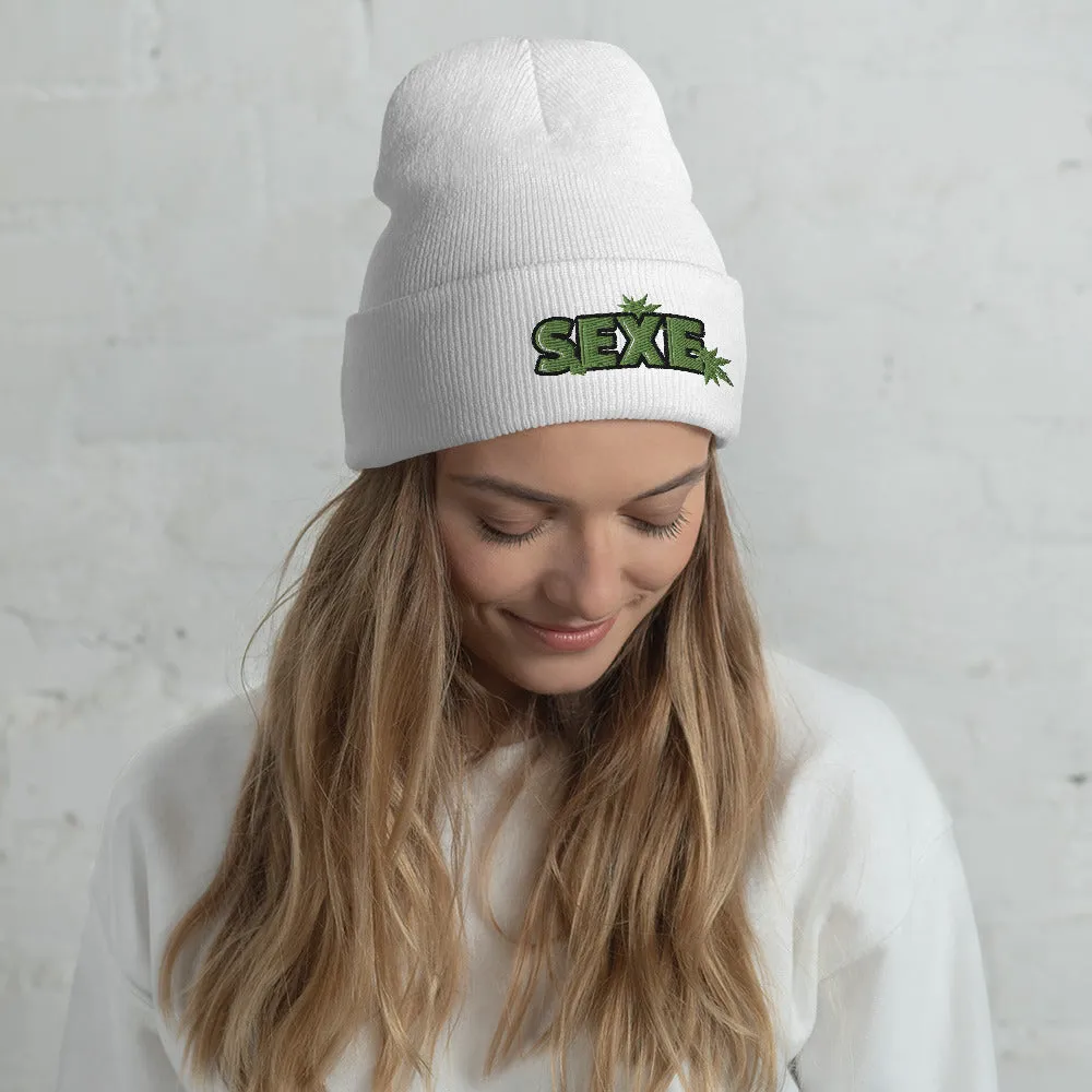 SEXE KUSH Cuffed Beanie