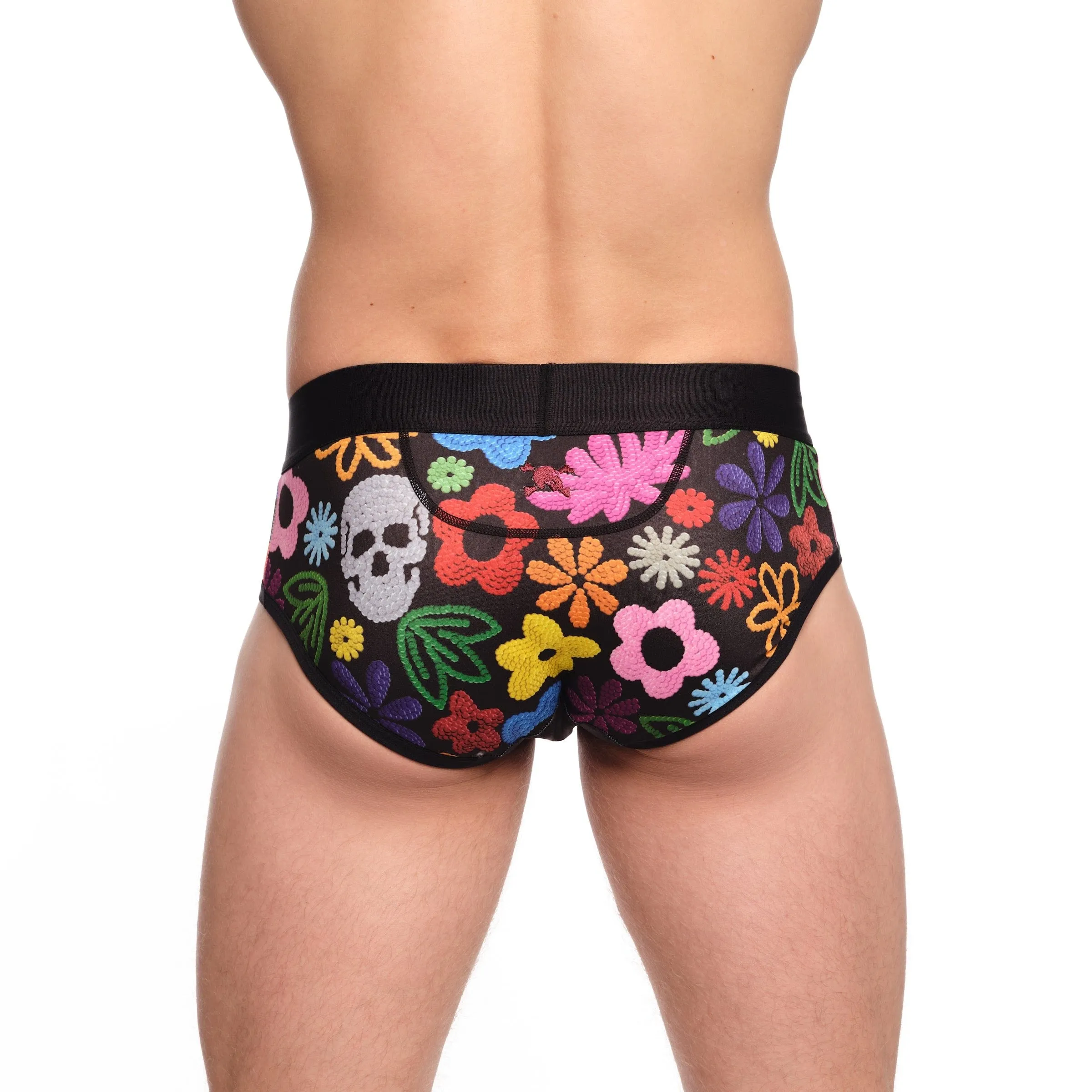 Skull Floral Brief