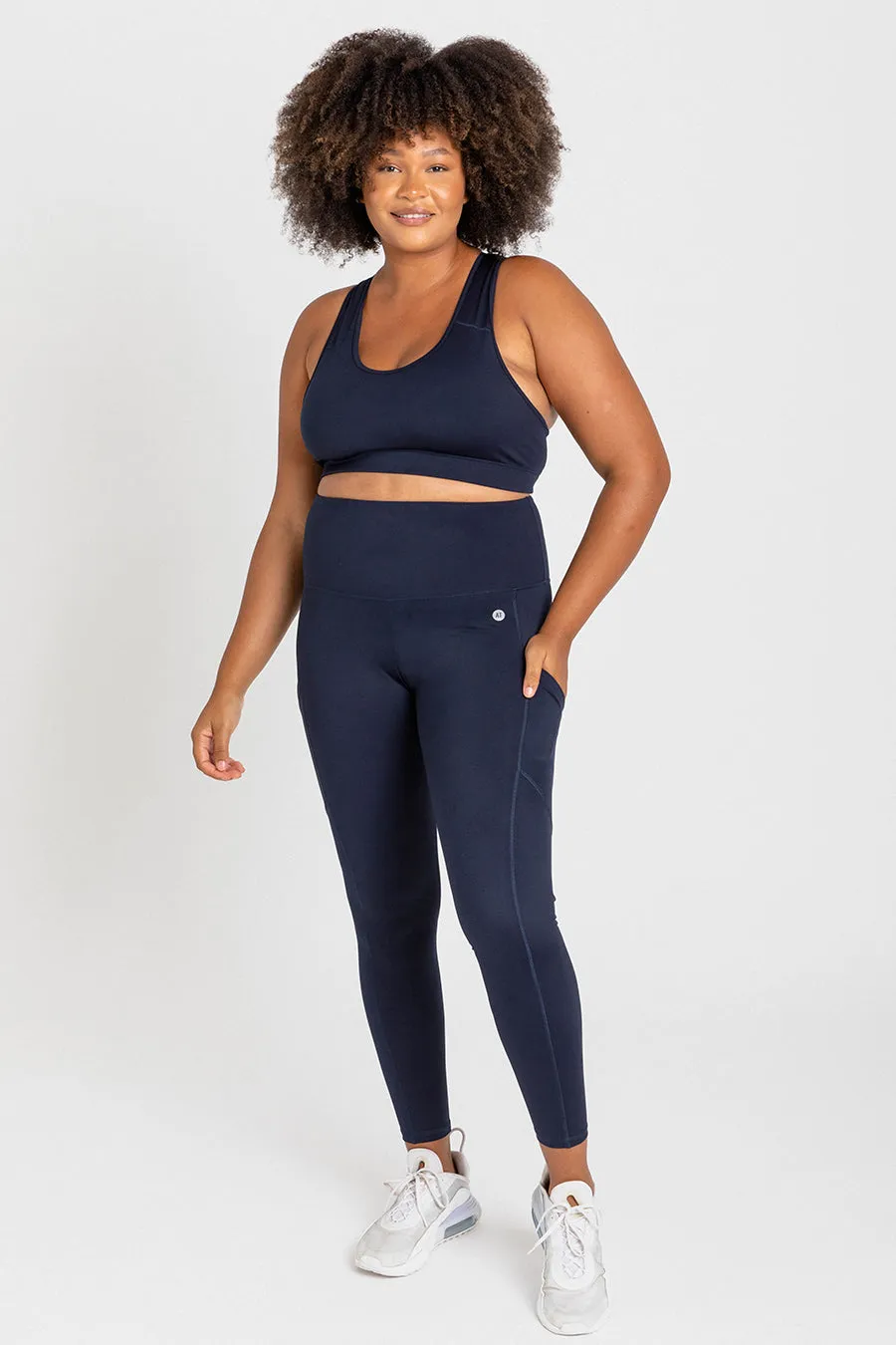 Smart Pocket Full Length Tight - Navy