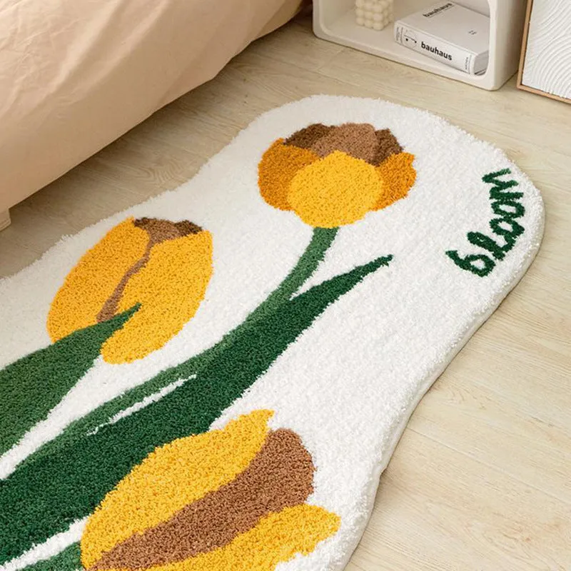 Soft Rose Plush Rug