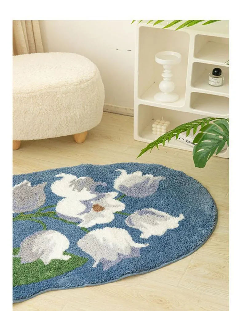 Soft Rose Plush Rug