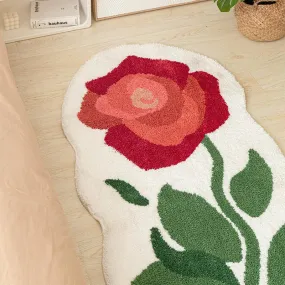 Soft Rose Plush Rug