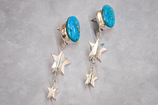 Sonoran Turquoise Starlight Earrings by Skylar Glandon