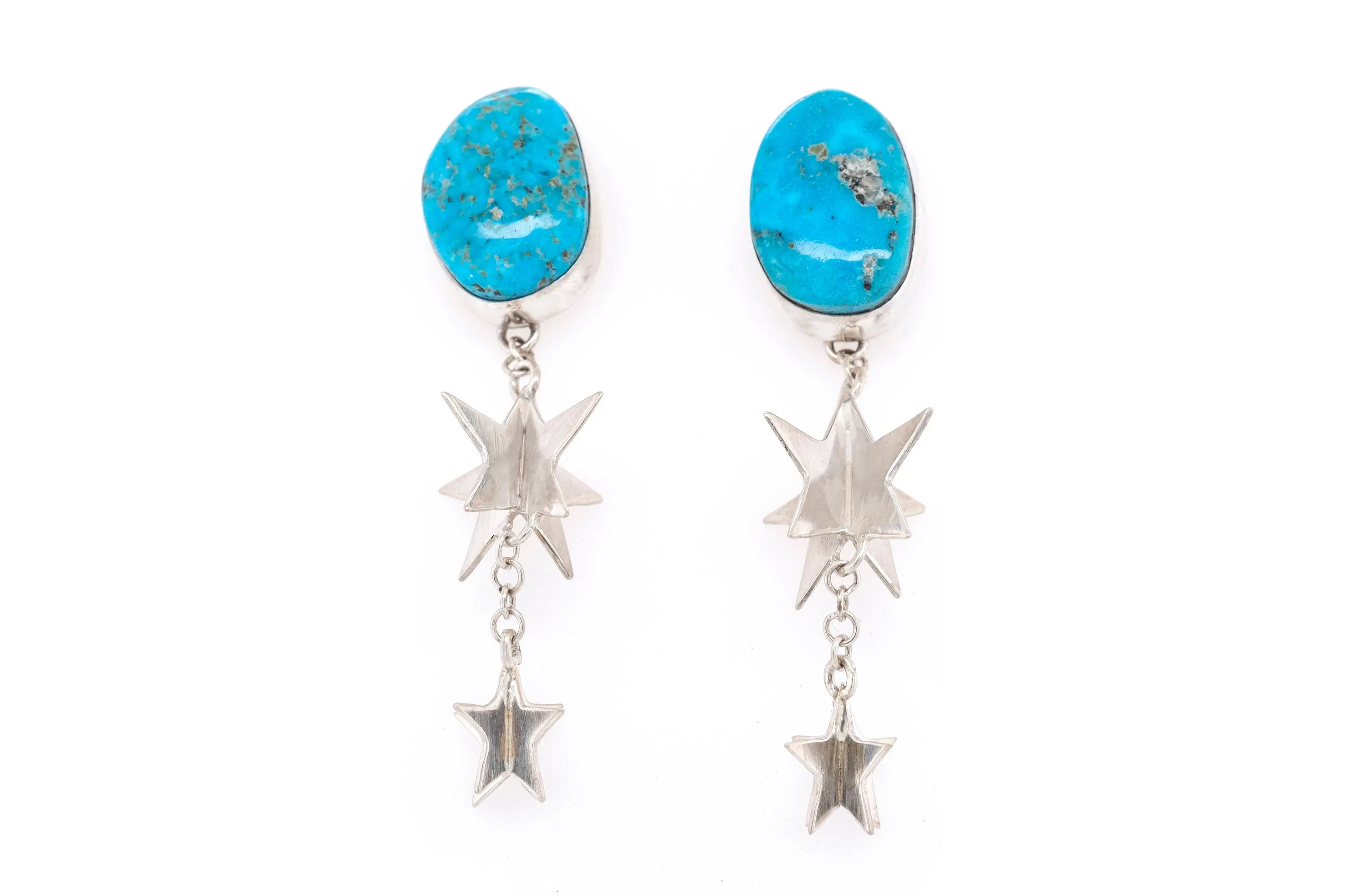 Sonoran Turquoise Starlight Earrings by Skylar Glandon