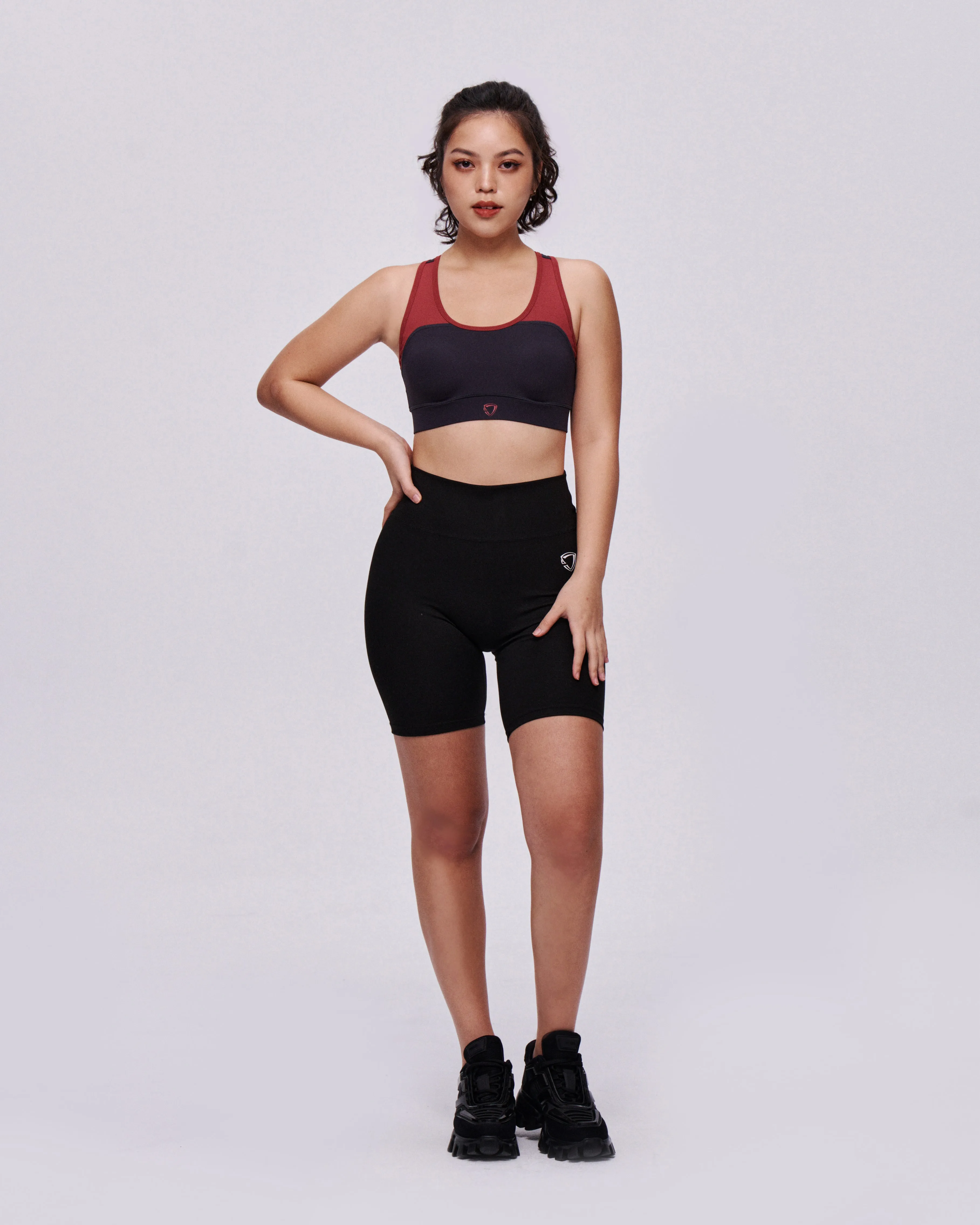 Spliced Padded Sports Bra