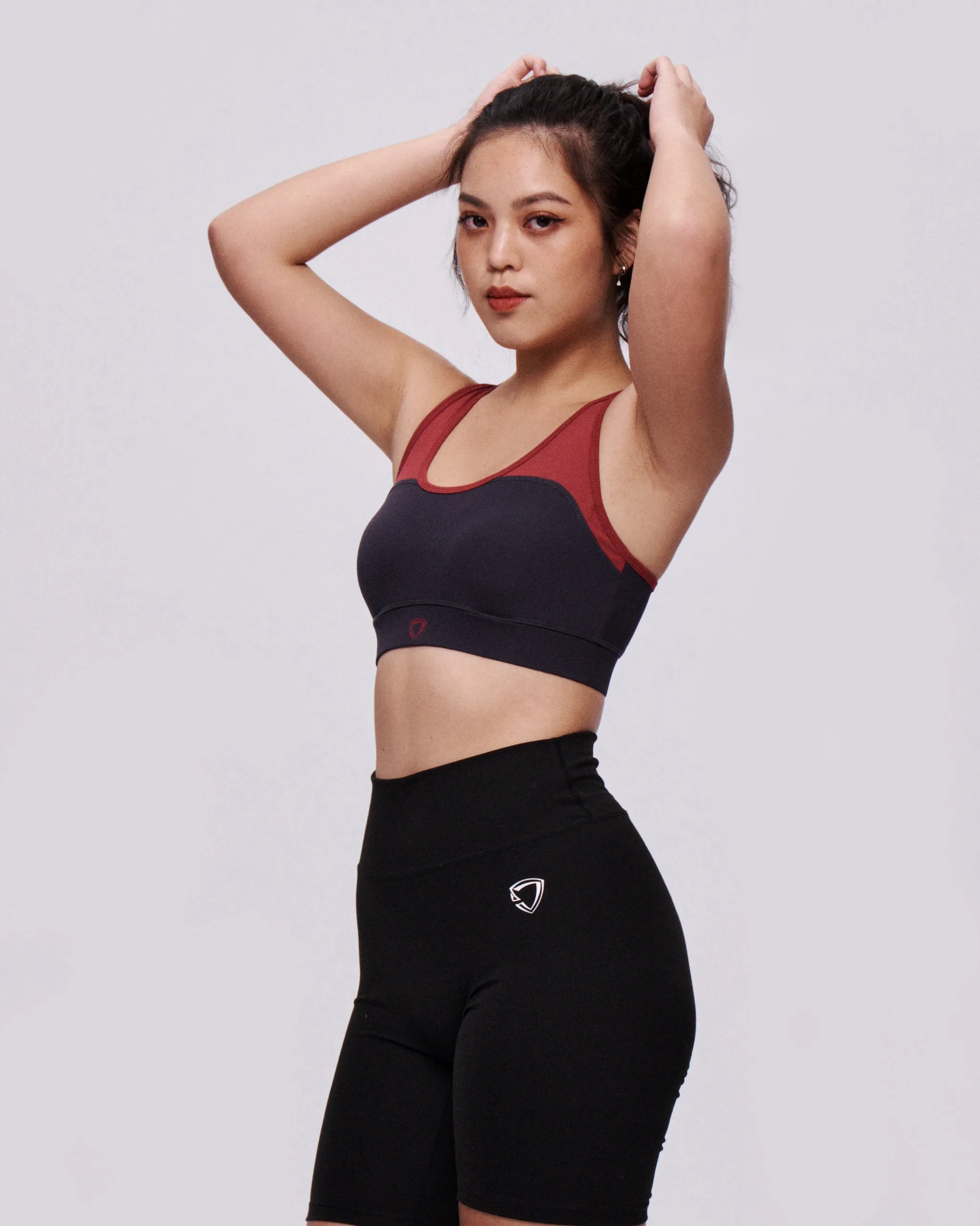 Spliced Padded Sports Bra