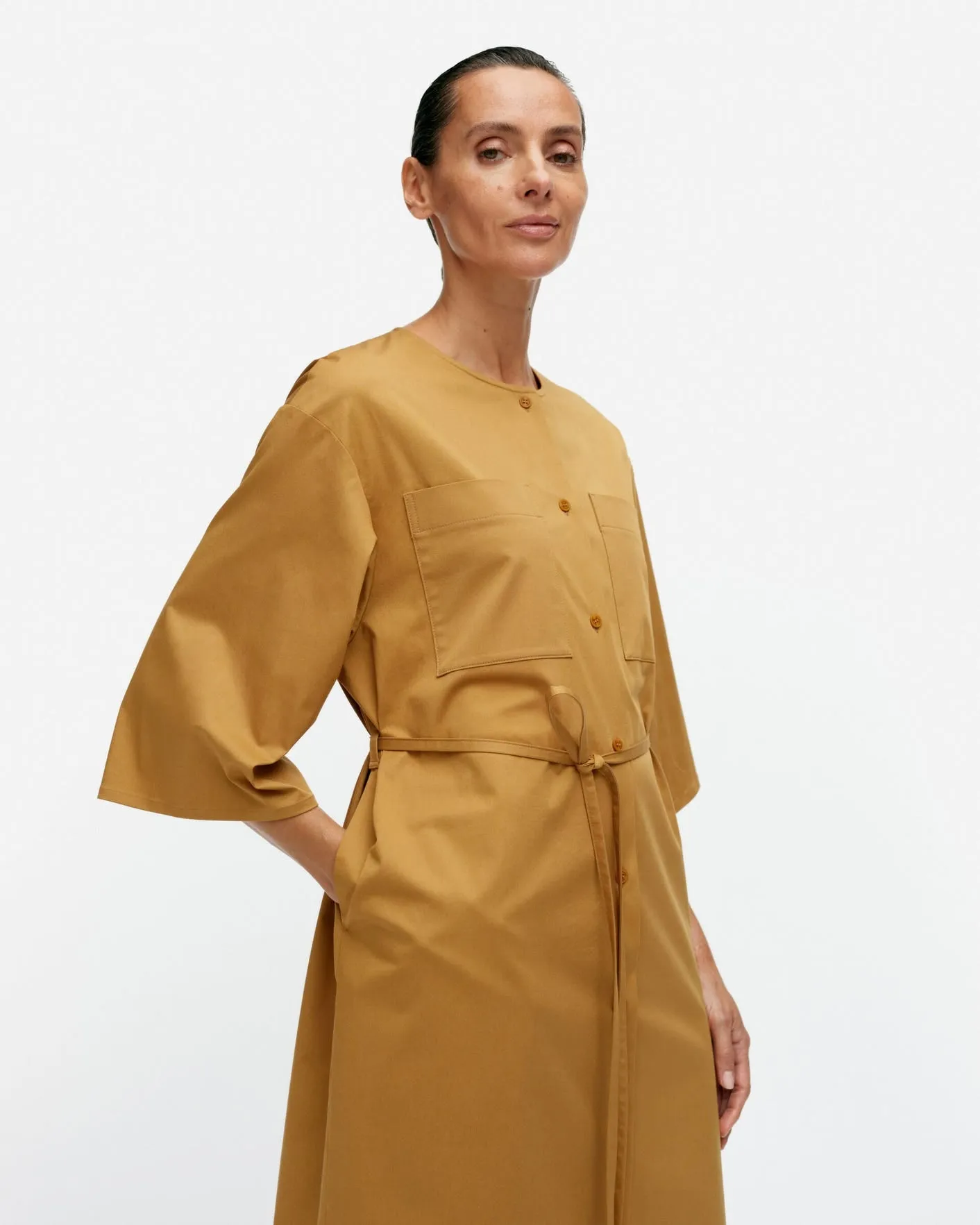 särkkä solid - cotton dress