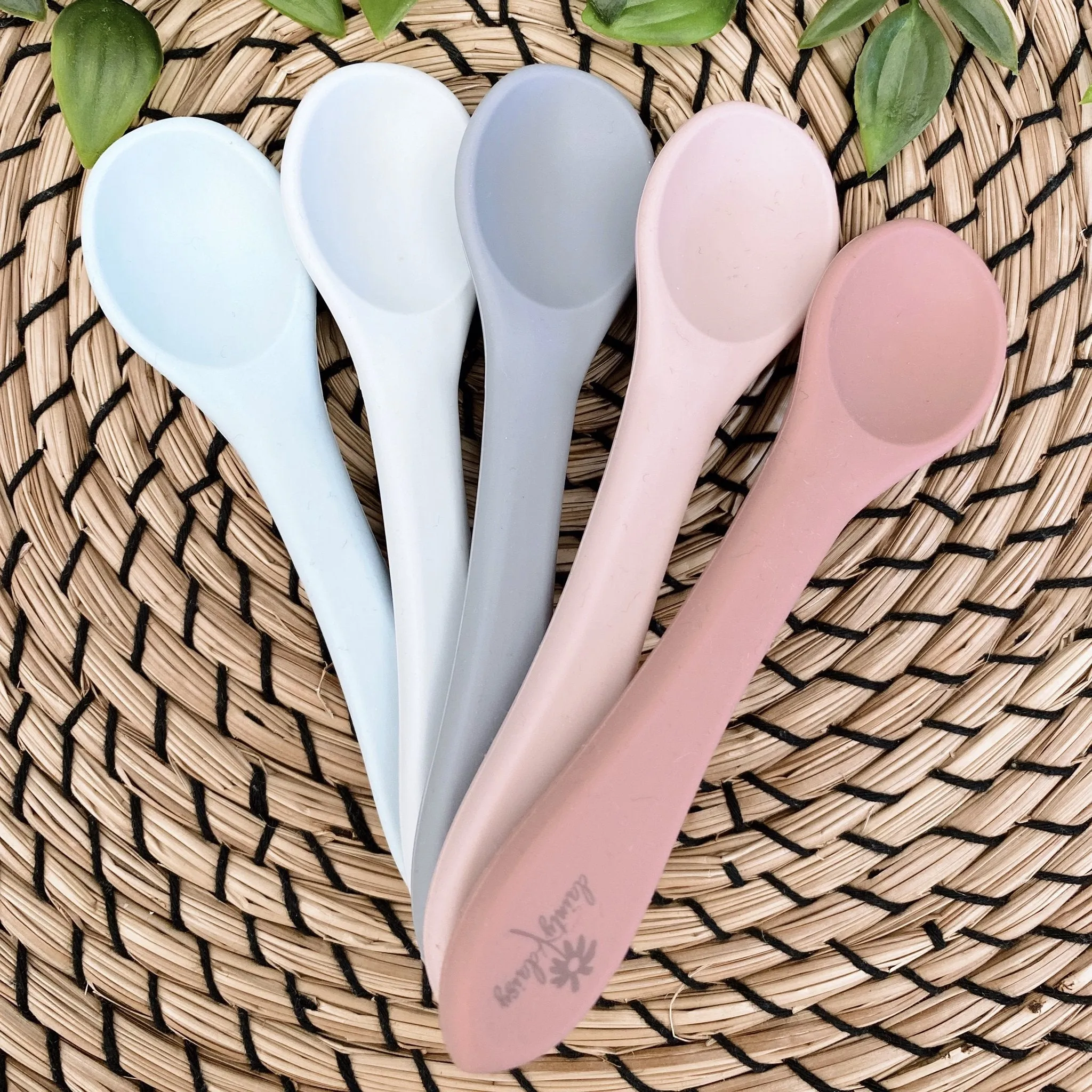 Stickie Bowl & Spoon Set - Light Blue