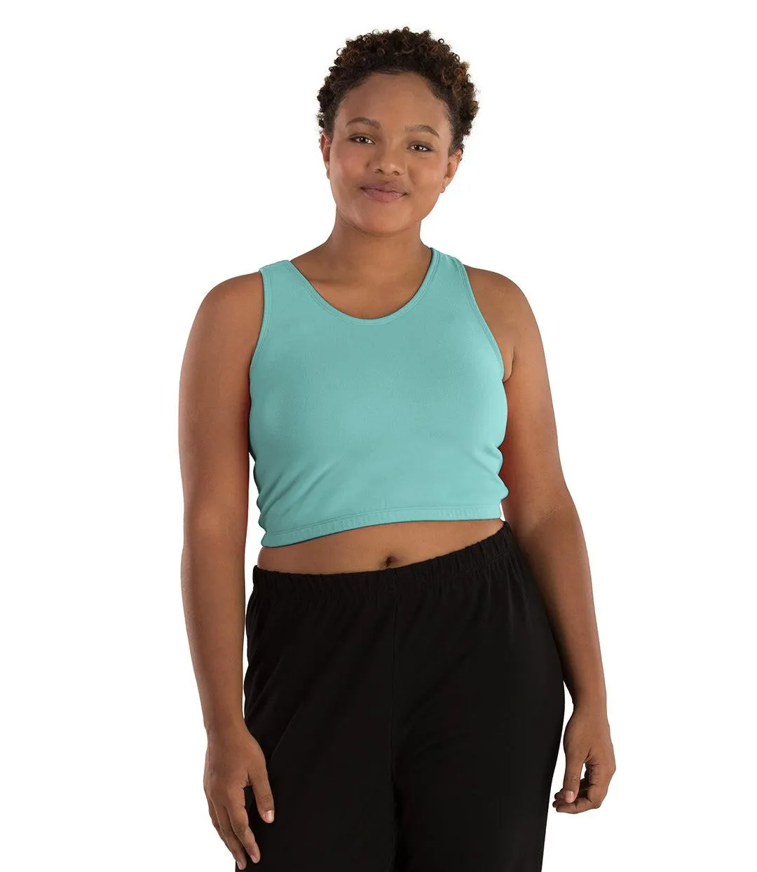 Supplex Long-Line V-Neck Bra Top - FINAL SALE