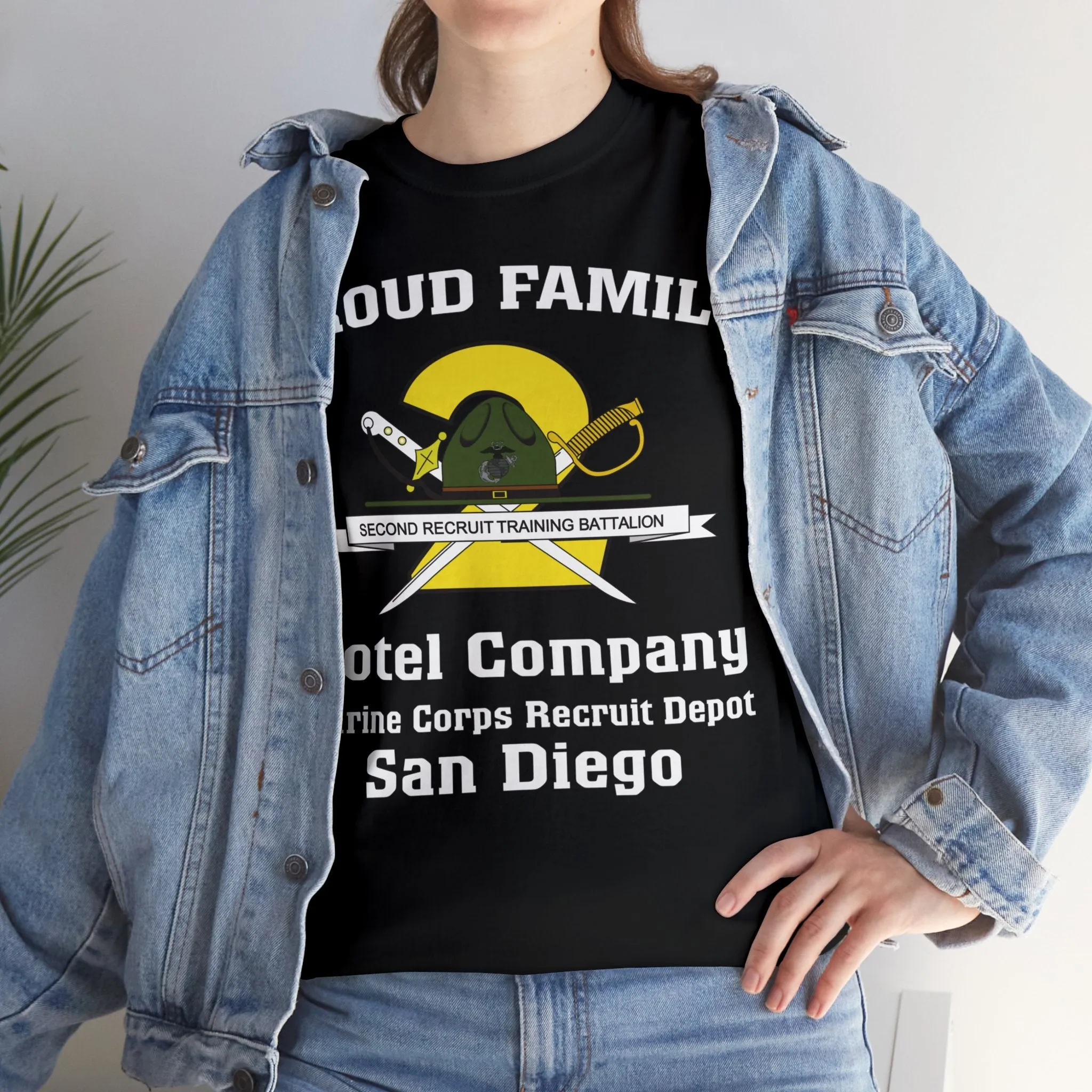 T-Shirt: Hotel Co. MCRD San Diego (2nd Battalion Crest)