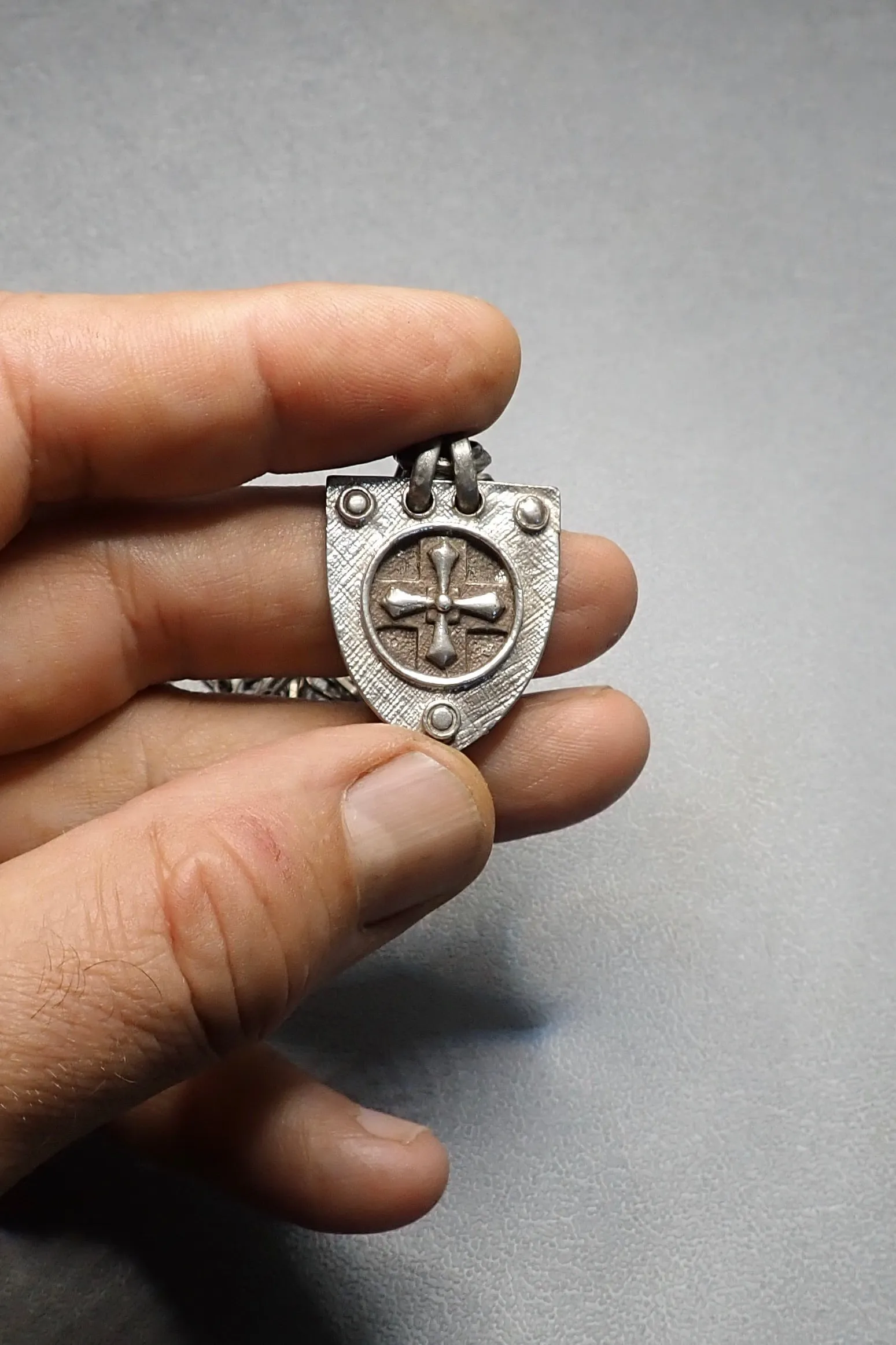 TEMPLAR CROSS PENDANT - two made