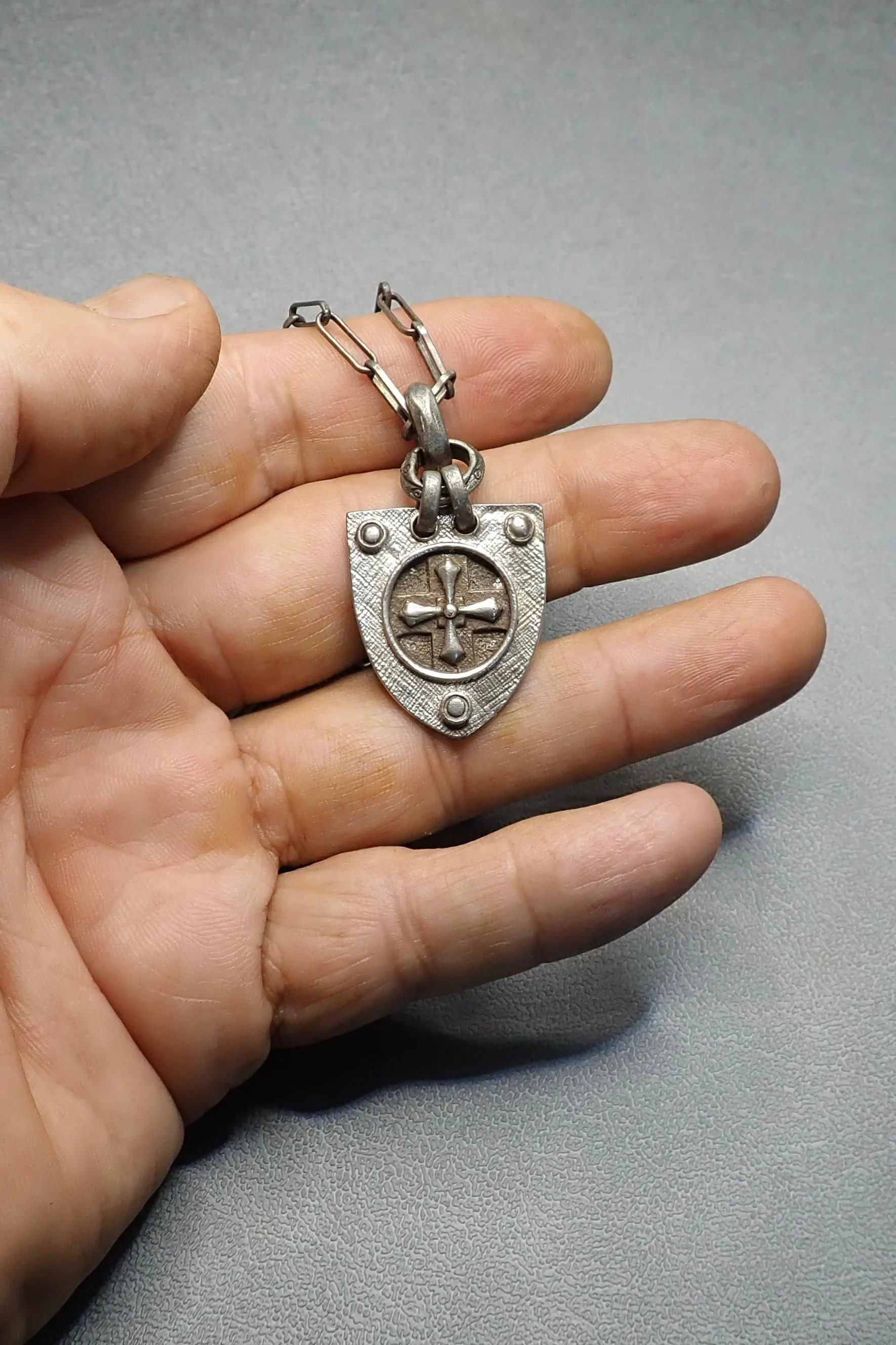 TEMPLAR CROSS PENDANT - two made