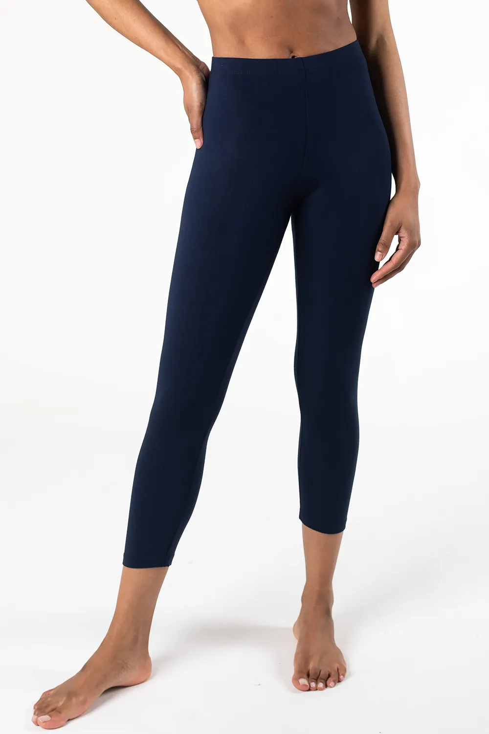 Terrera Suri Capri Bamboo Leggings - Ink