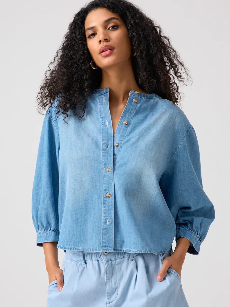 The Femme Shirt Bit Of Blue Wash