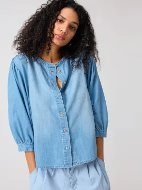 The Femme Shirt Bit Of Blue Wash